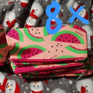 8 X 7pc Sets Of CLINIQUE Travel Size Skin Care With Bags.